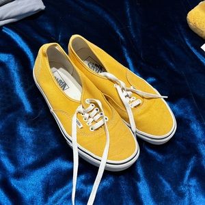 Yellow Vans Authentic